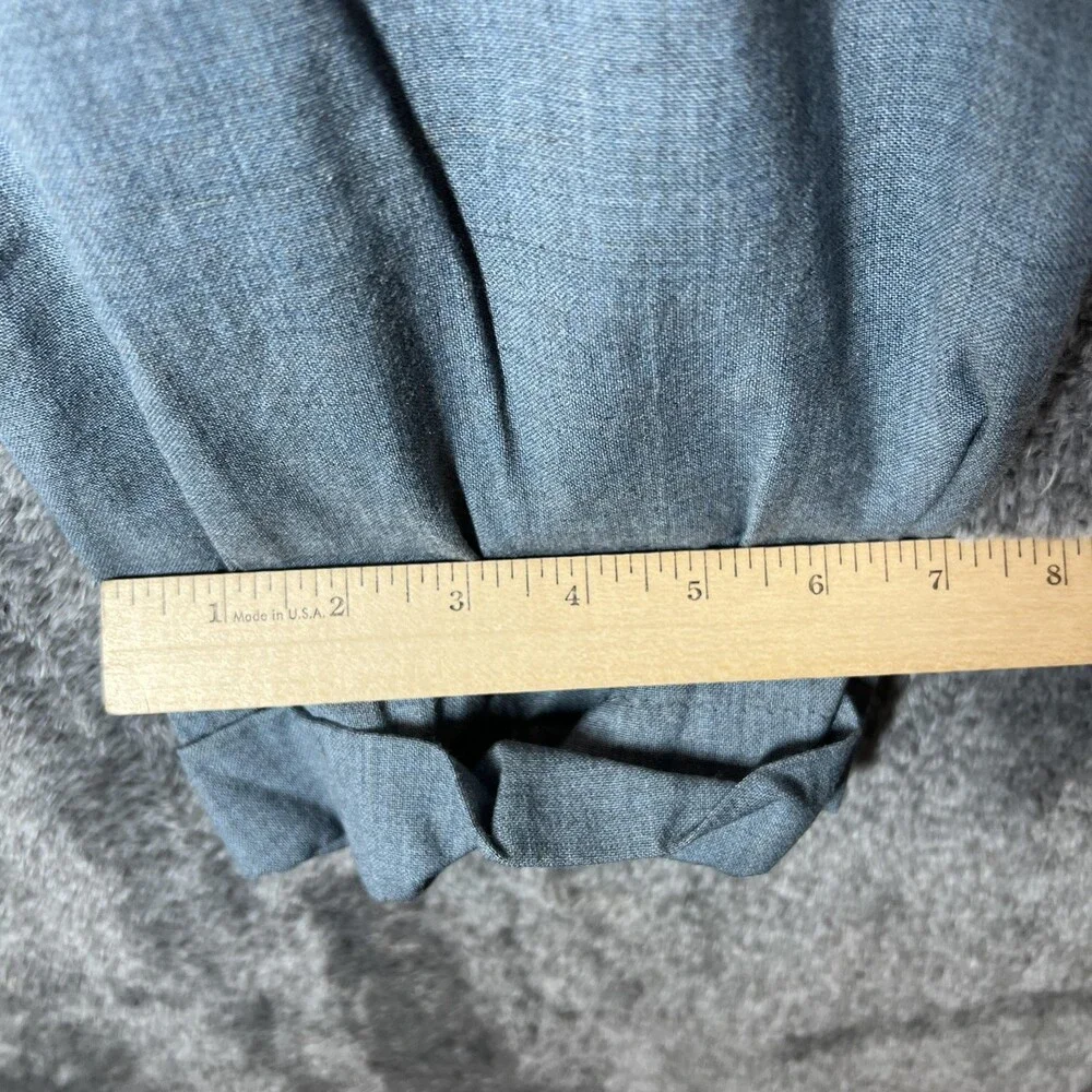 Pendleton Pants Mens 30x26 Gray Tweed Wool Dress Pants Pleated Cuffed Relaxed